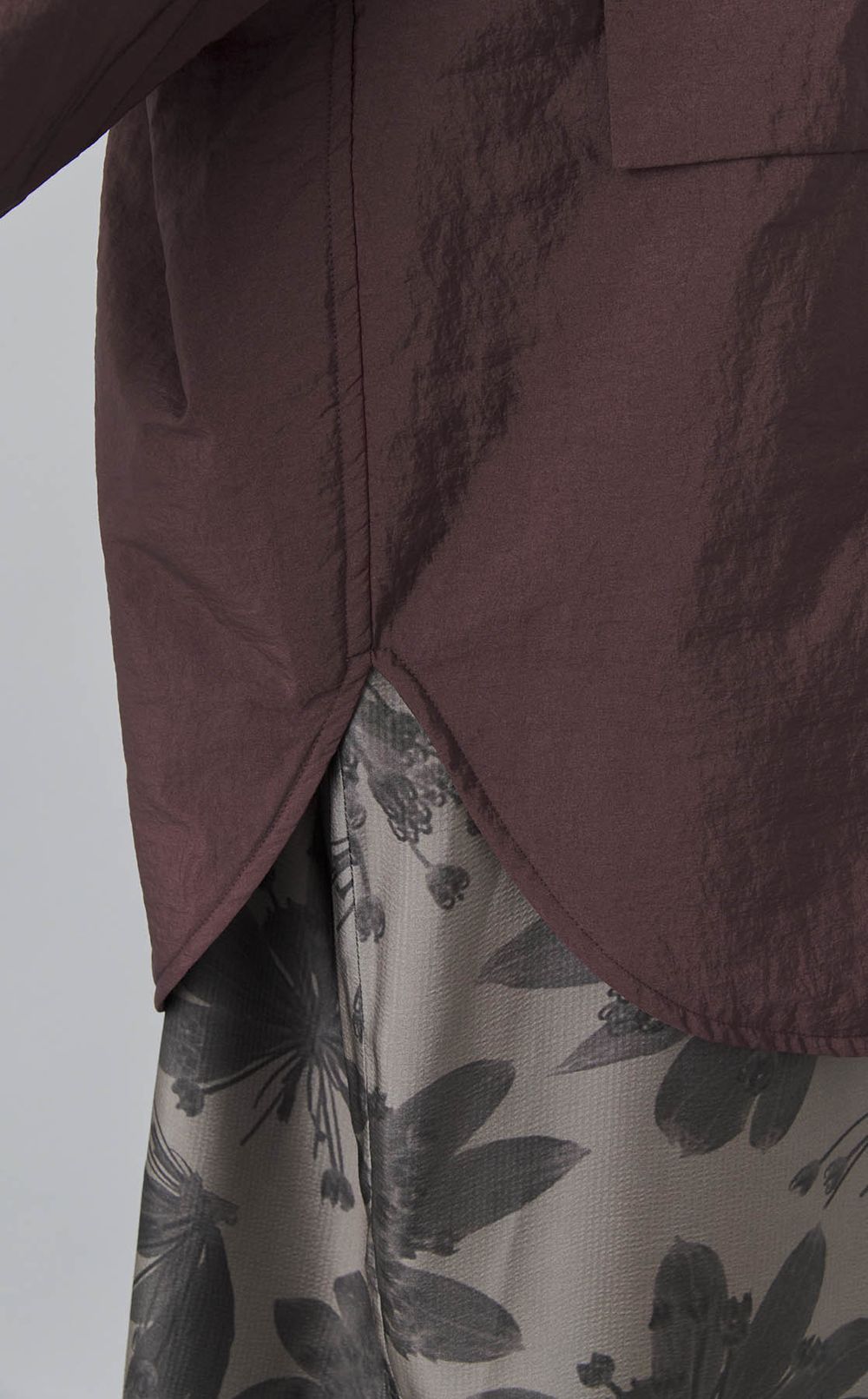 綿入りシャツブルゾン