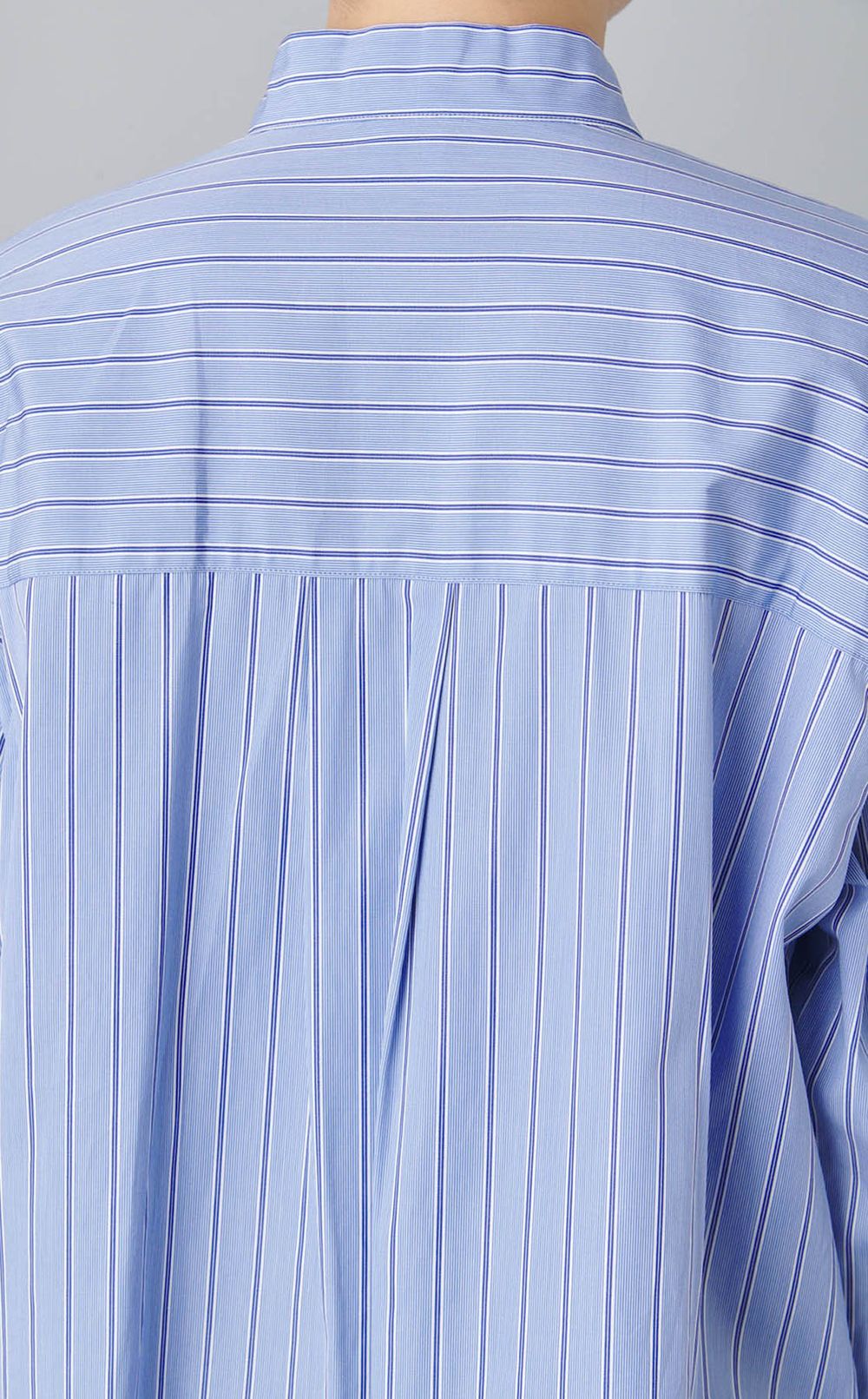 ストライプロングシャツ