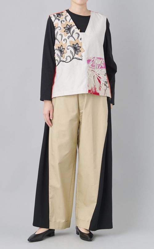 【reADdress】チノ切替パンツ