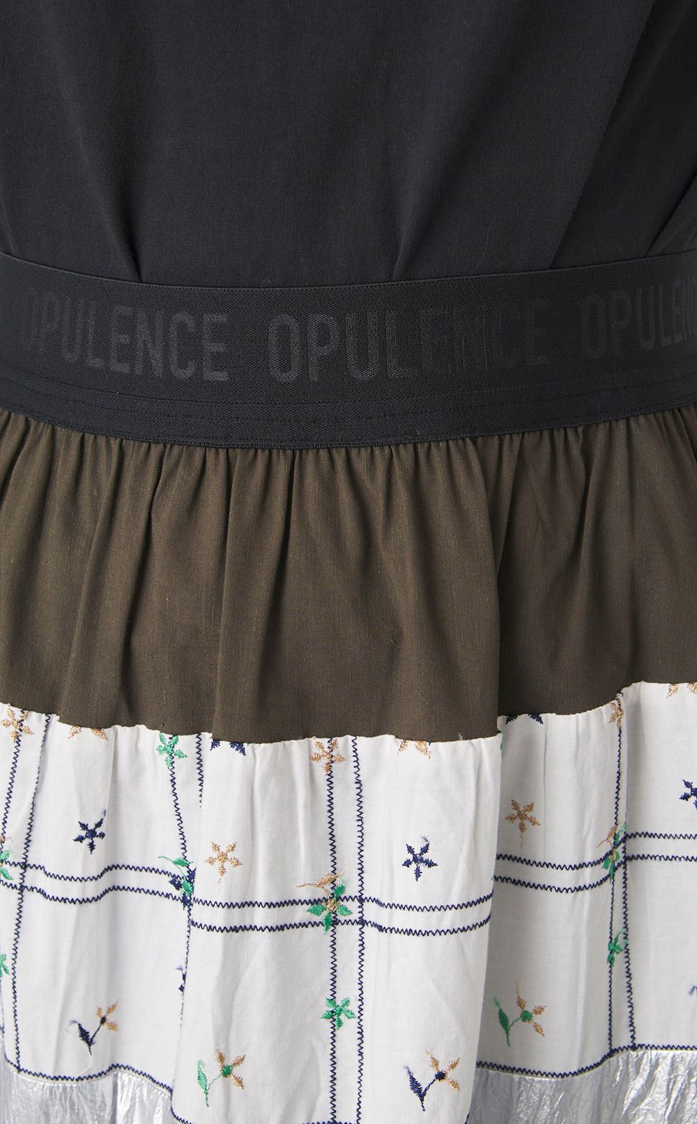 【reADdress】ボーダーパッチワークスカート