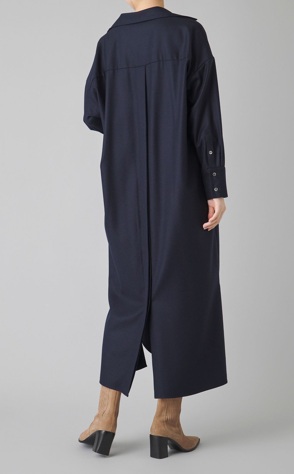 ウールスキッパーロングワンピース