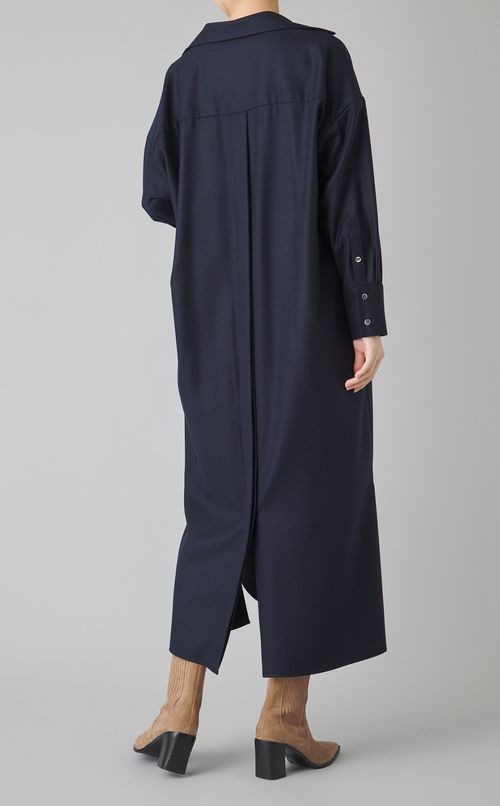 ウールスキッパーロングワンピース