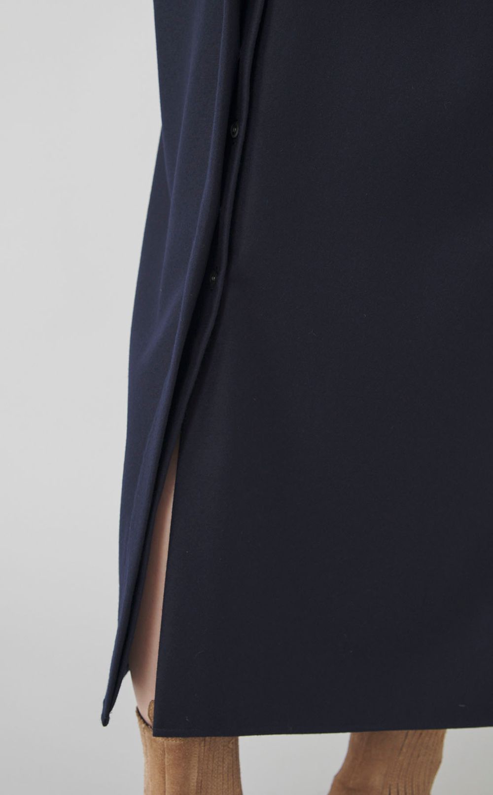 ウールスキッパーロングワンピース