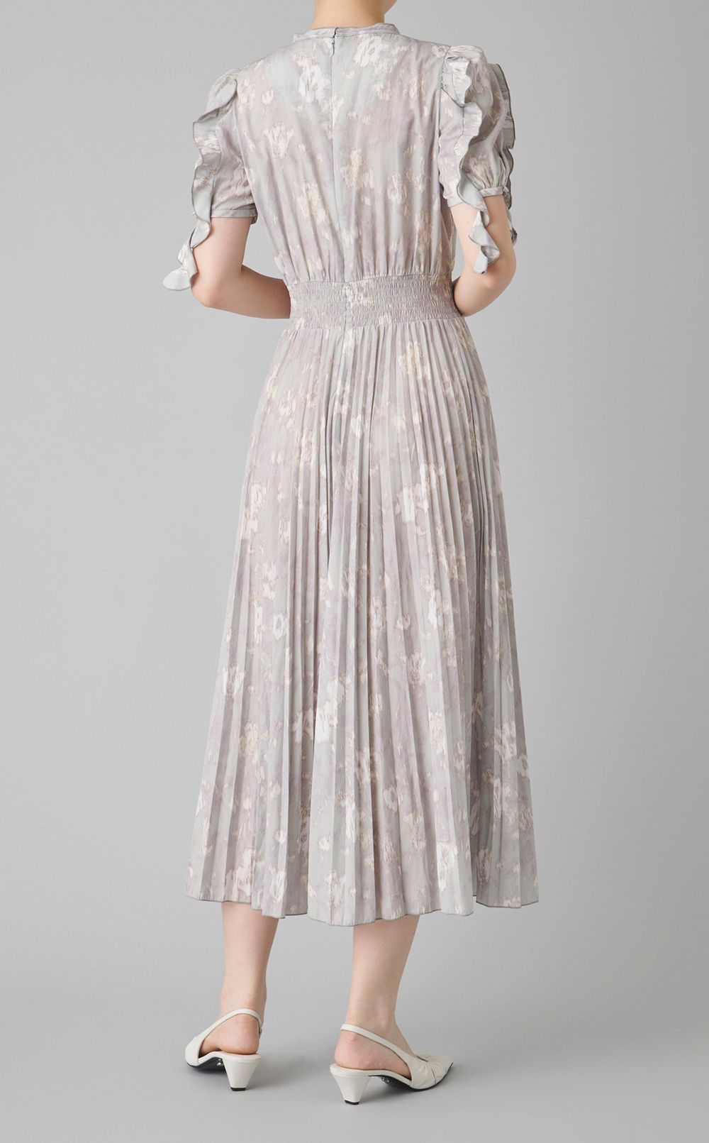 ブラードフラワープリントワンピース