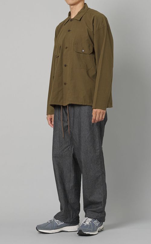 コットンウールデックシャツ