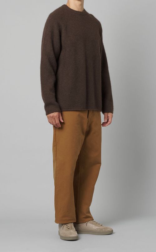 カラーコットンダックパンツ