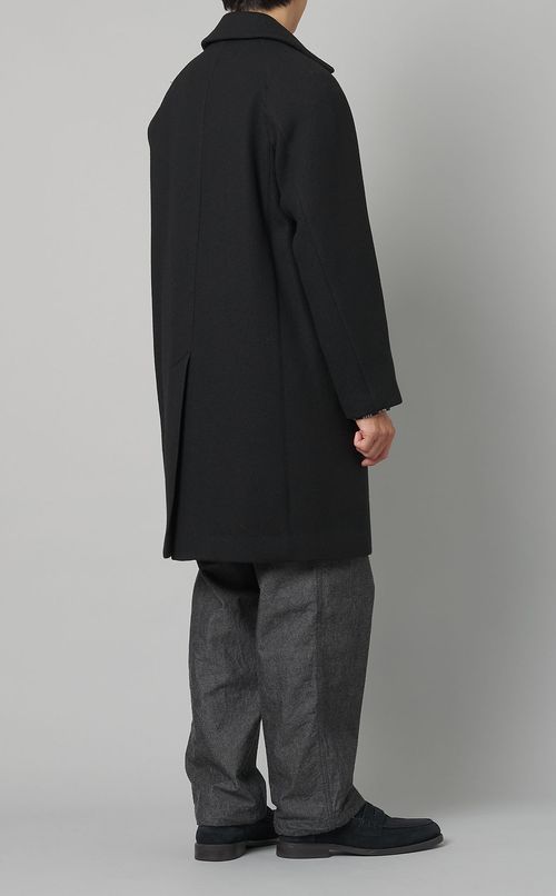 ツイードロングカーコート