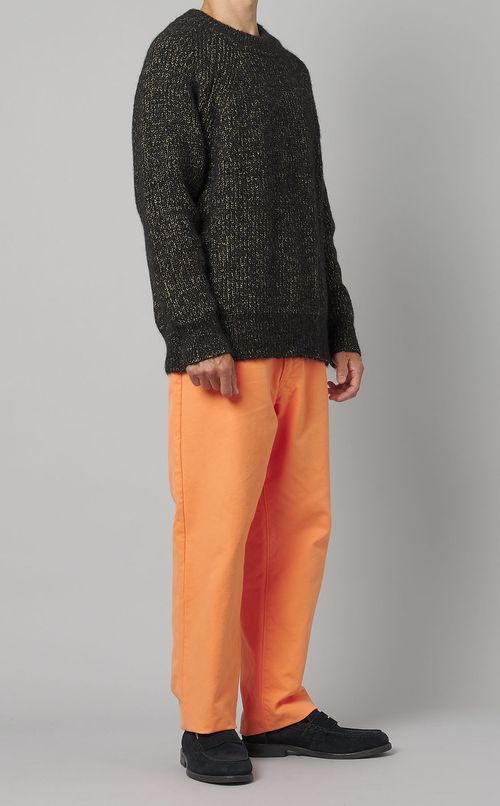 アルパカクルーネックセーター