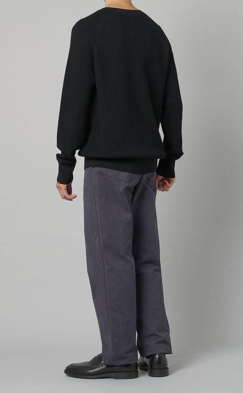 ワッフルニットプルオーバー