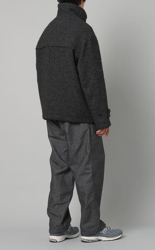 ツイードウールジップブルゾン