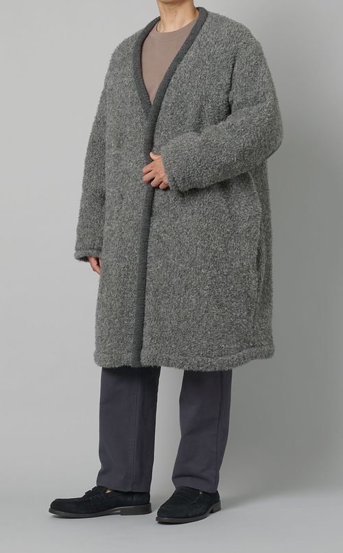 ノーカラーコート