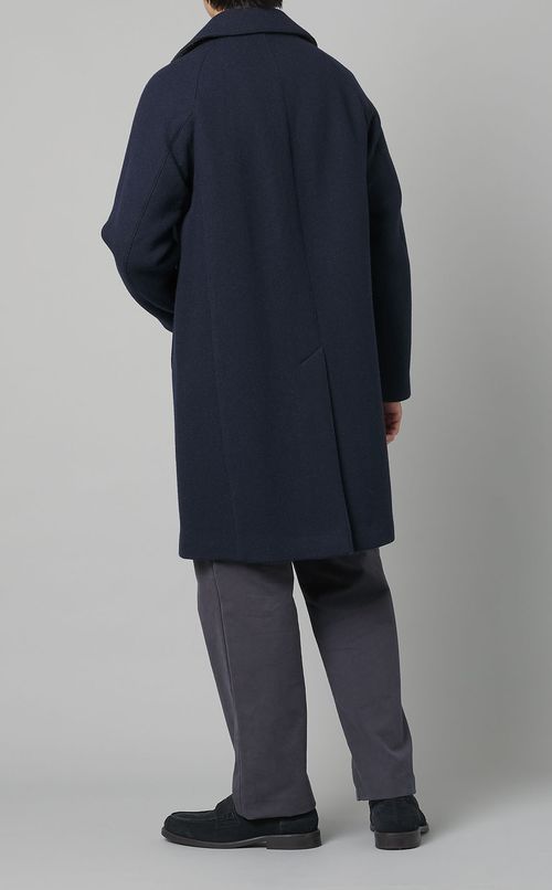 ツイードロングカーコート