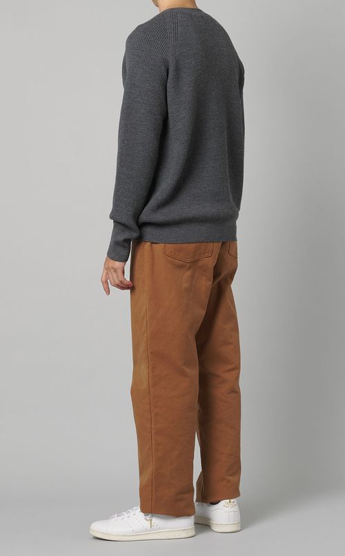 ワッフルニットプルオーバー