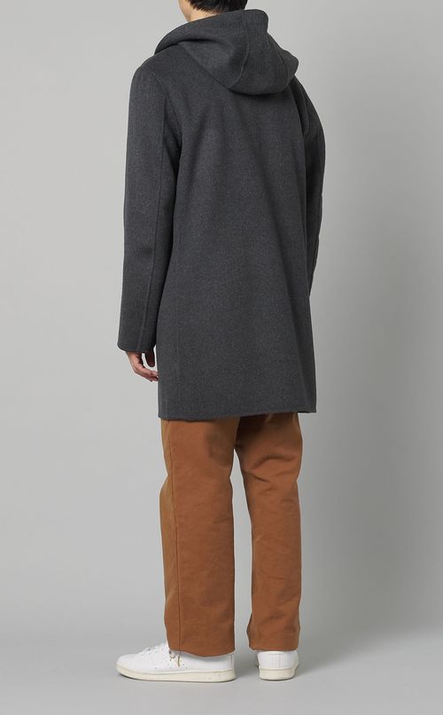 ダブルフェイスフーディコート