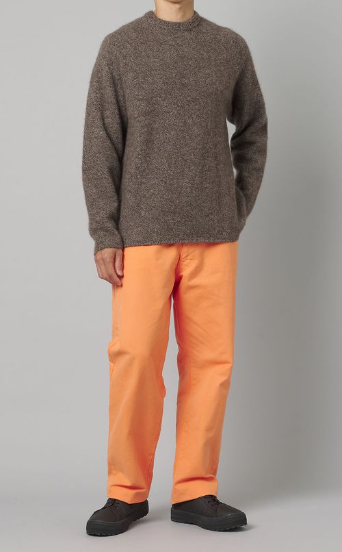 カラーコットンダックパンツ