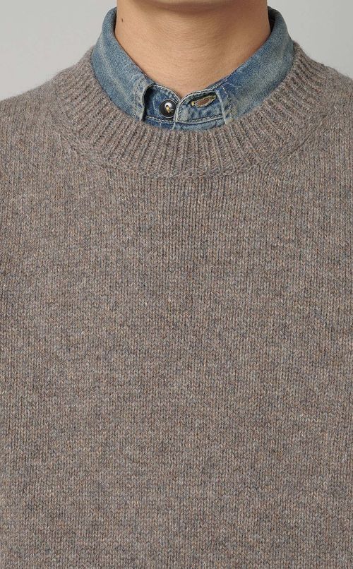 シェットランドクルーネックニットベスト