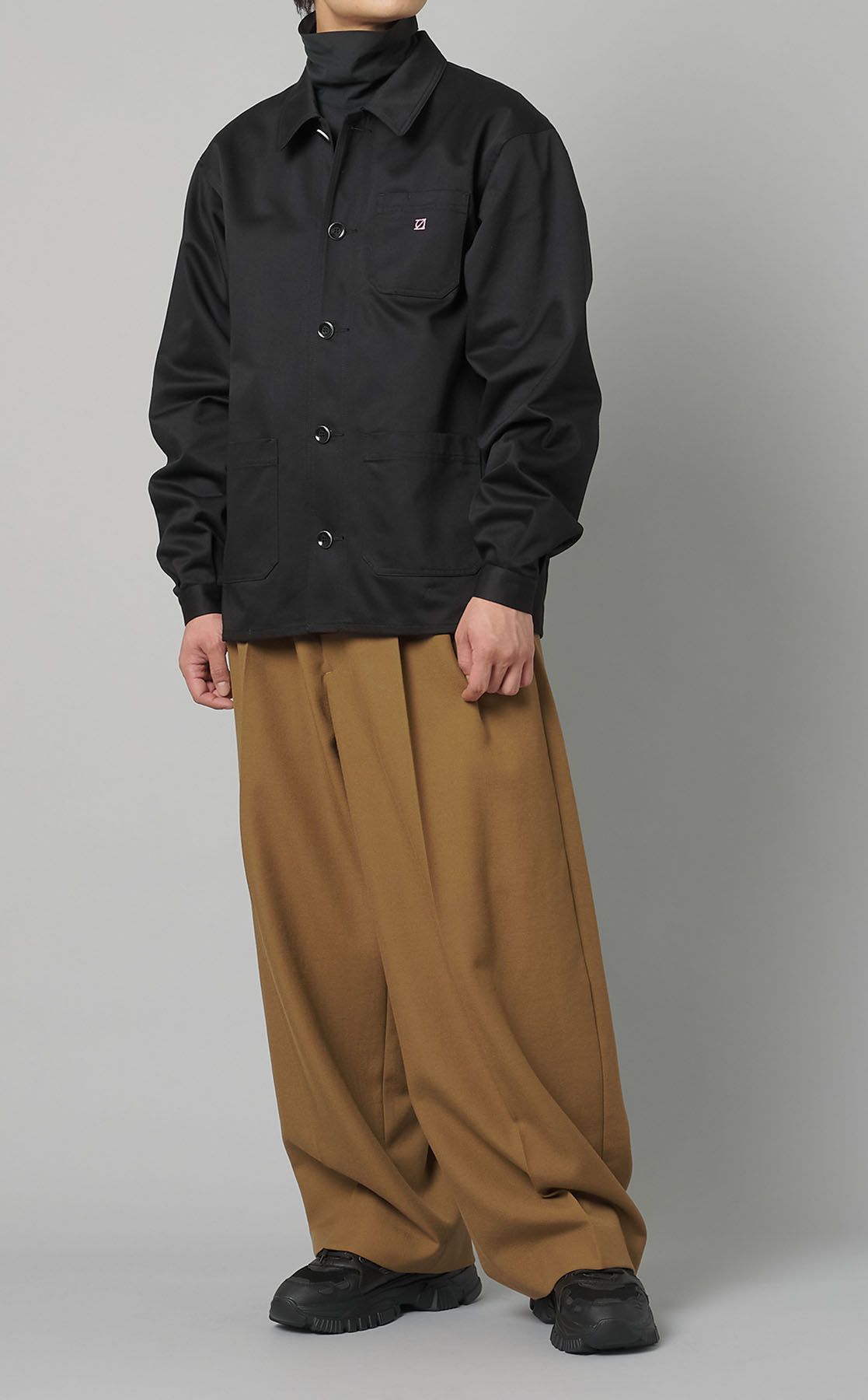 新品・未使用 ★ スタッフジャケット ★ anrealage homme anrealage homme｜コットンスタッフジャケット