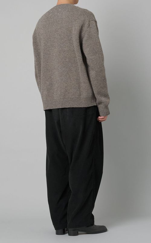 シェットランドVネックニット