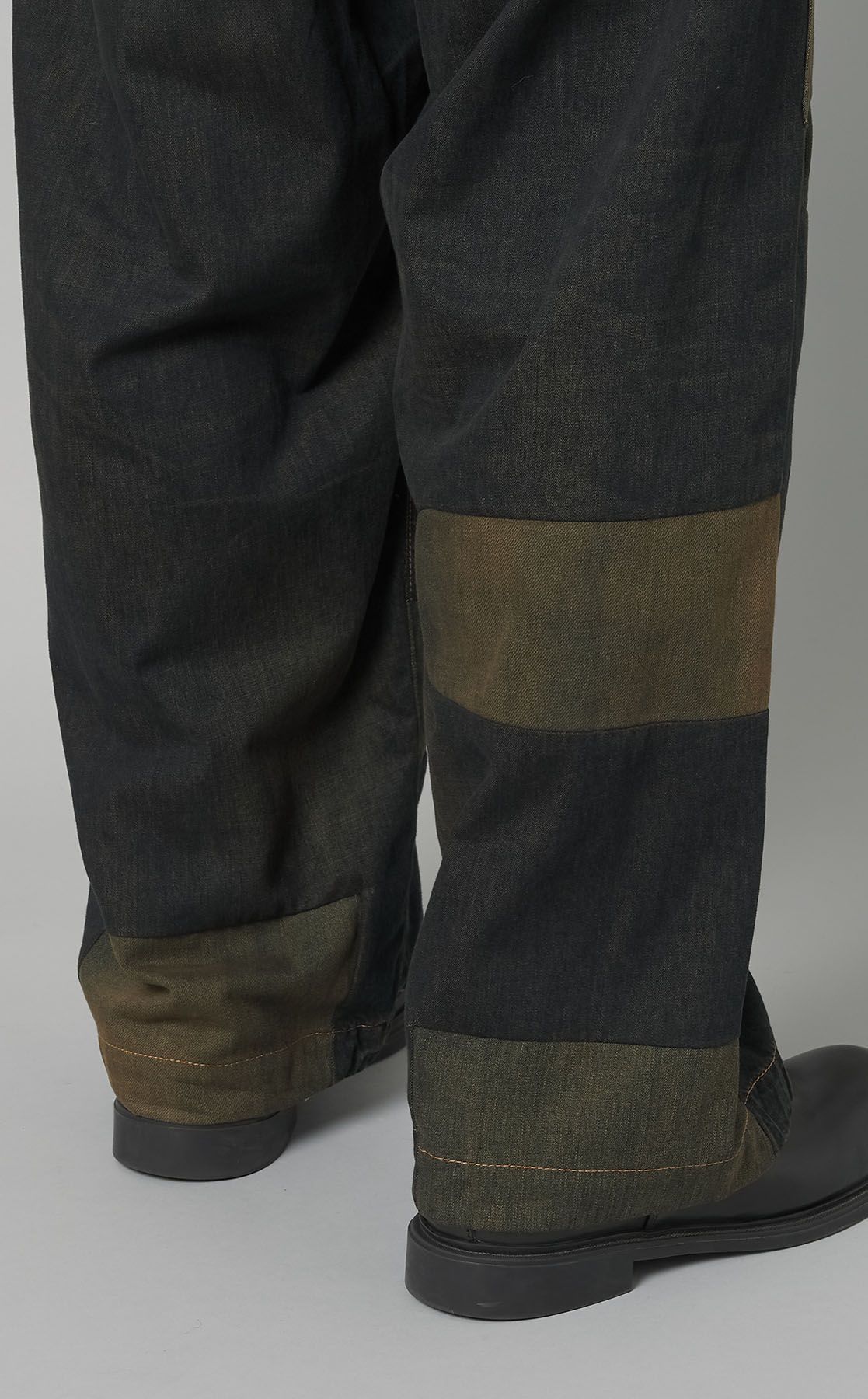 MIHARA YASUHIRO パッチワーク デニムパンツ Maison MIHARA YASUHIRO 25-26AW スタジアムジャンパー パッチ