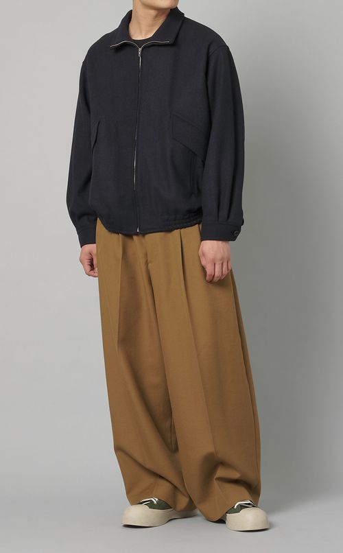 ソフトメルトンジップアップジャケット