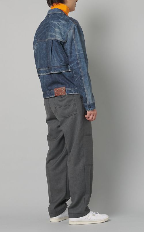 デニムプリントジャケット