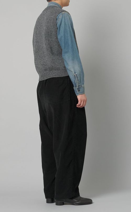 シェットランドクルーネックニットベスト