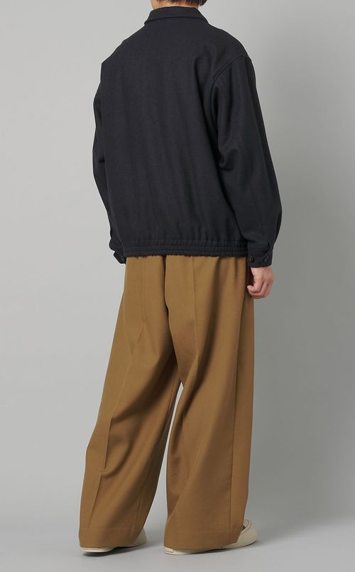 ソフトメルトンジップアップジャケット