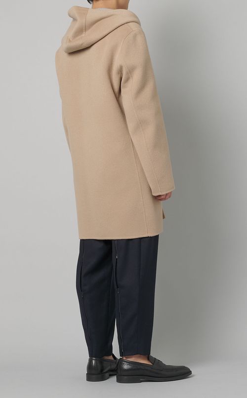 ダブルフェイスフーディコート