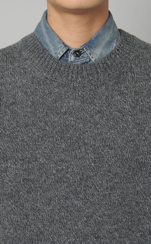 シェットランドクルーネックニットベスト