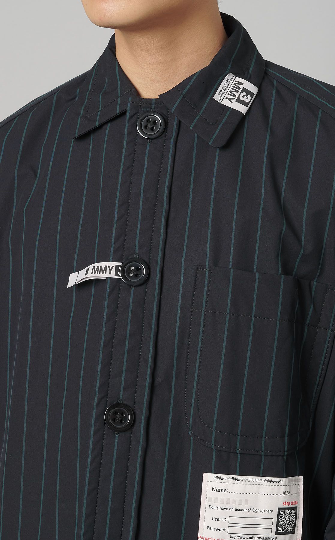 Maison MIHARA YASUHIRO｜ストライプシャツ