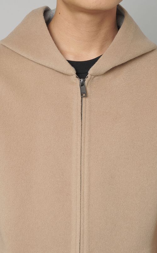 ダブルフェイスフーディコート