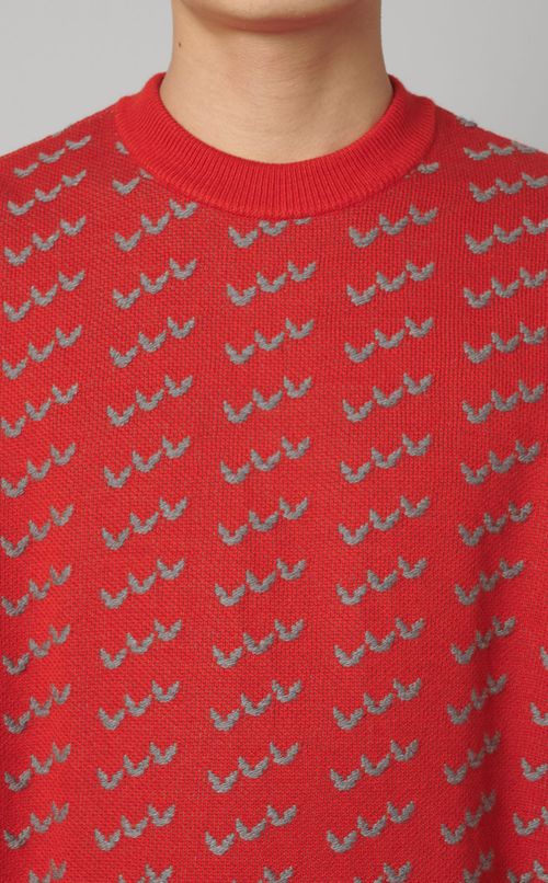 バードアイニットプルオーバー