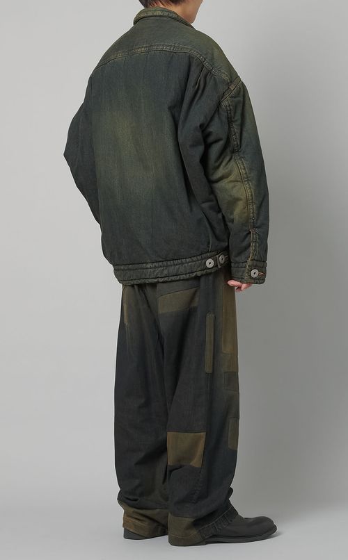 パファーデニムジャケット