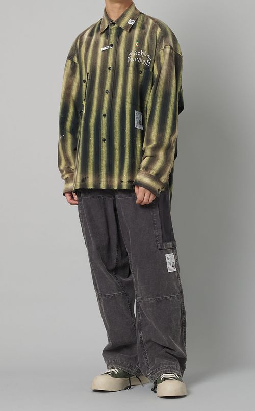 コットンサテンカーゴトラウザーズ