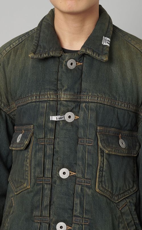 パファーデニムジャケット