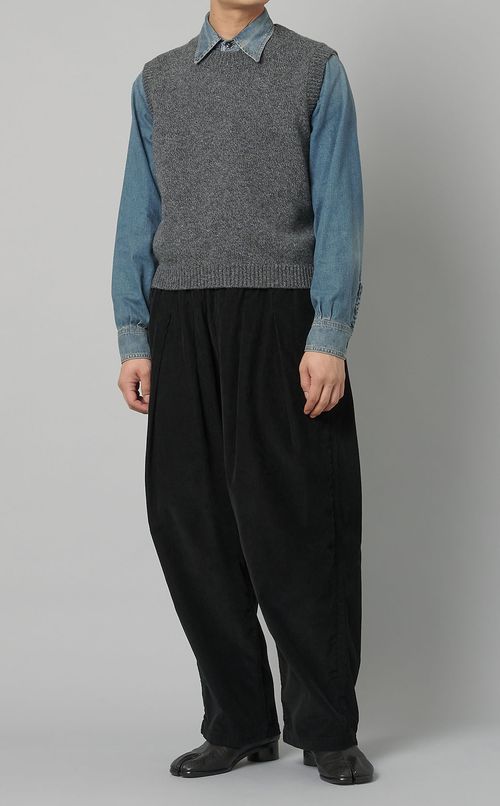 デニムロングスリーブシャツ