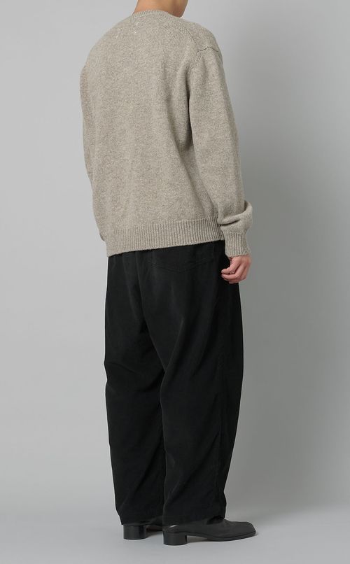 シェットランドVネックニット