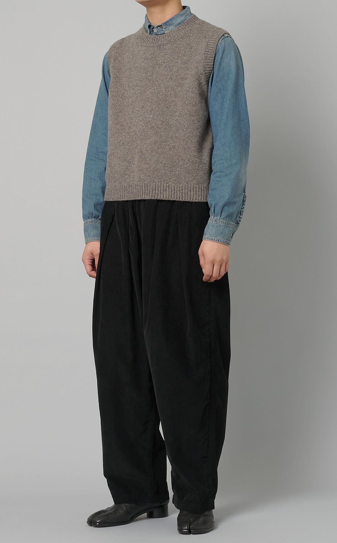 Maison Margiela(メゾンマルジェラ) シェットランドニットベスト Maison Margiela｜シェットランドクルーネックニットベスト