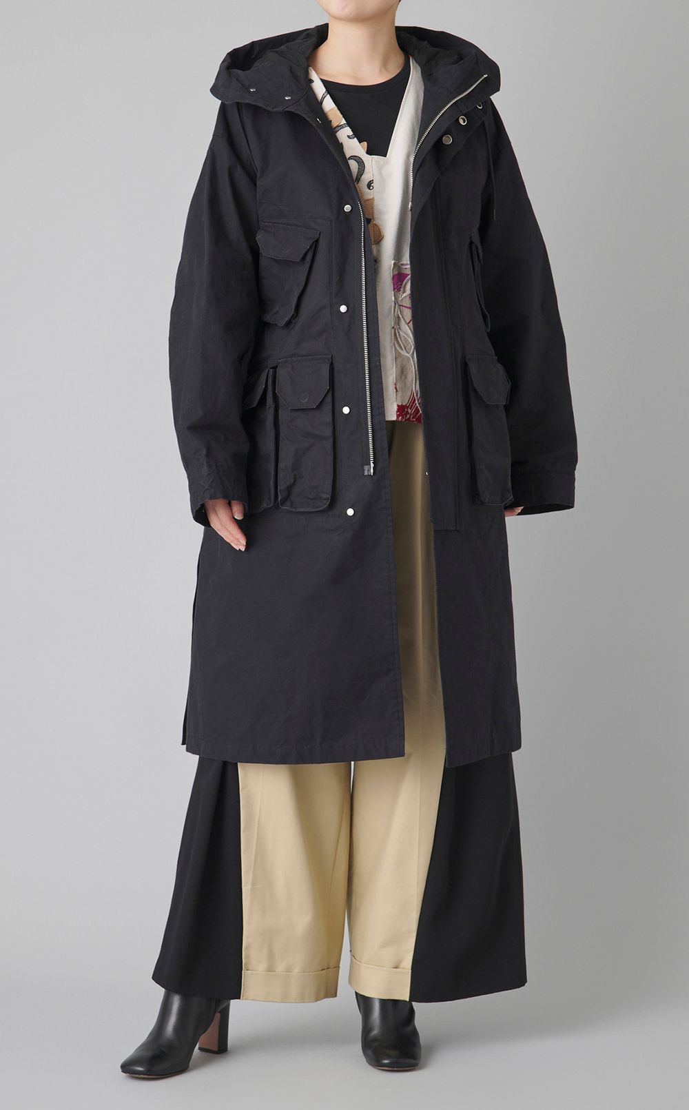 【reADdress】チノ切替パンツ