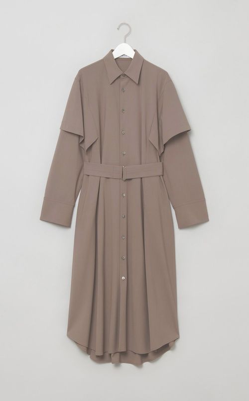 ハンカチーフスリーブワンピース