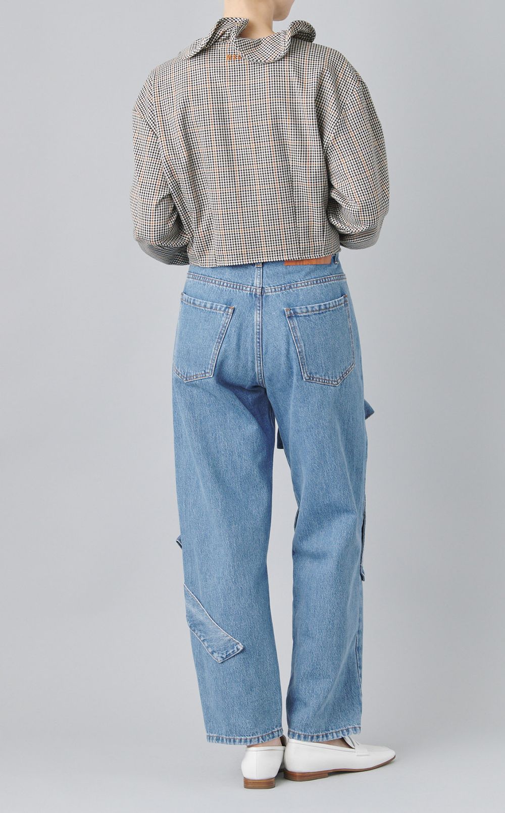 リボンデニムパンツ