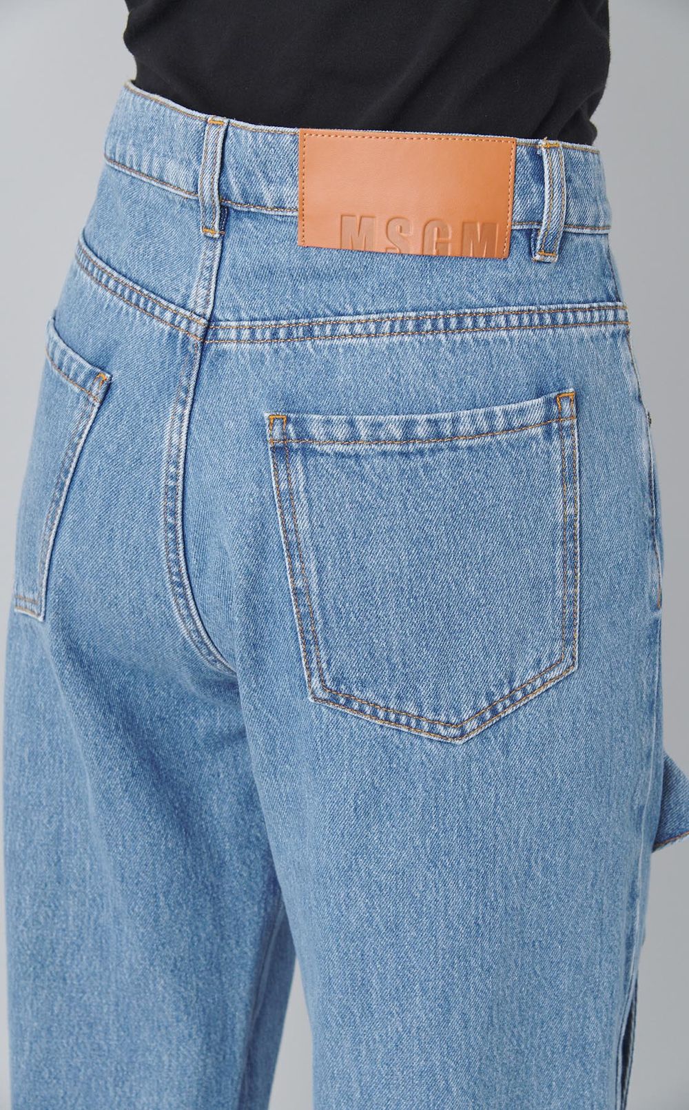 リボンデニムパンツ