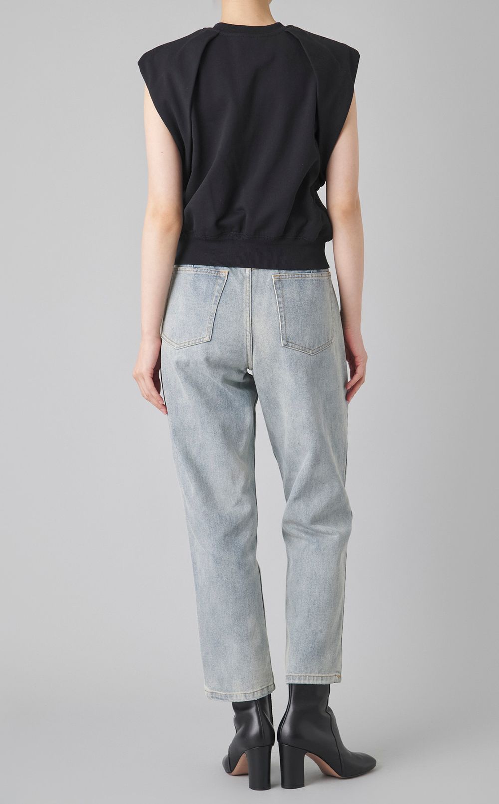 リボンドレープカットプルオーバー