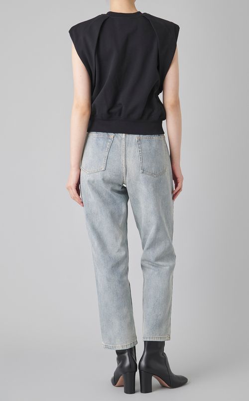 リボンドレープカットプルオーバー