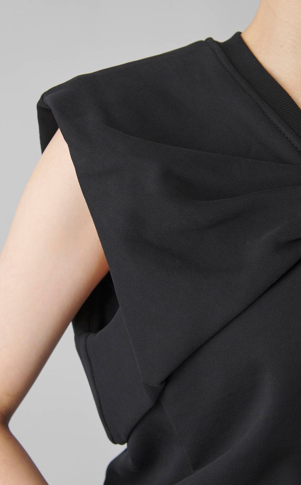 リボンドレープカットプルオーバー