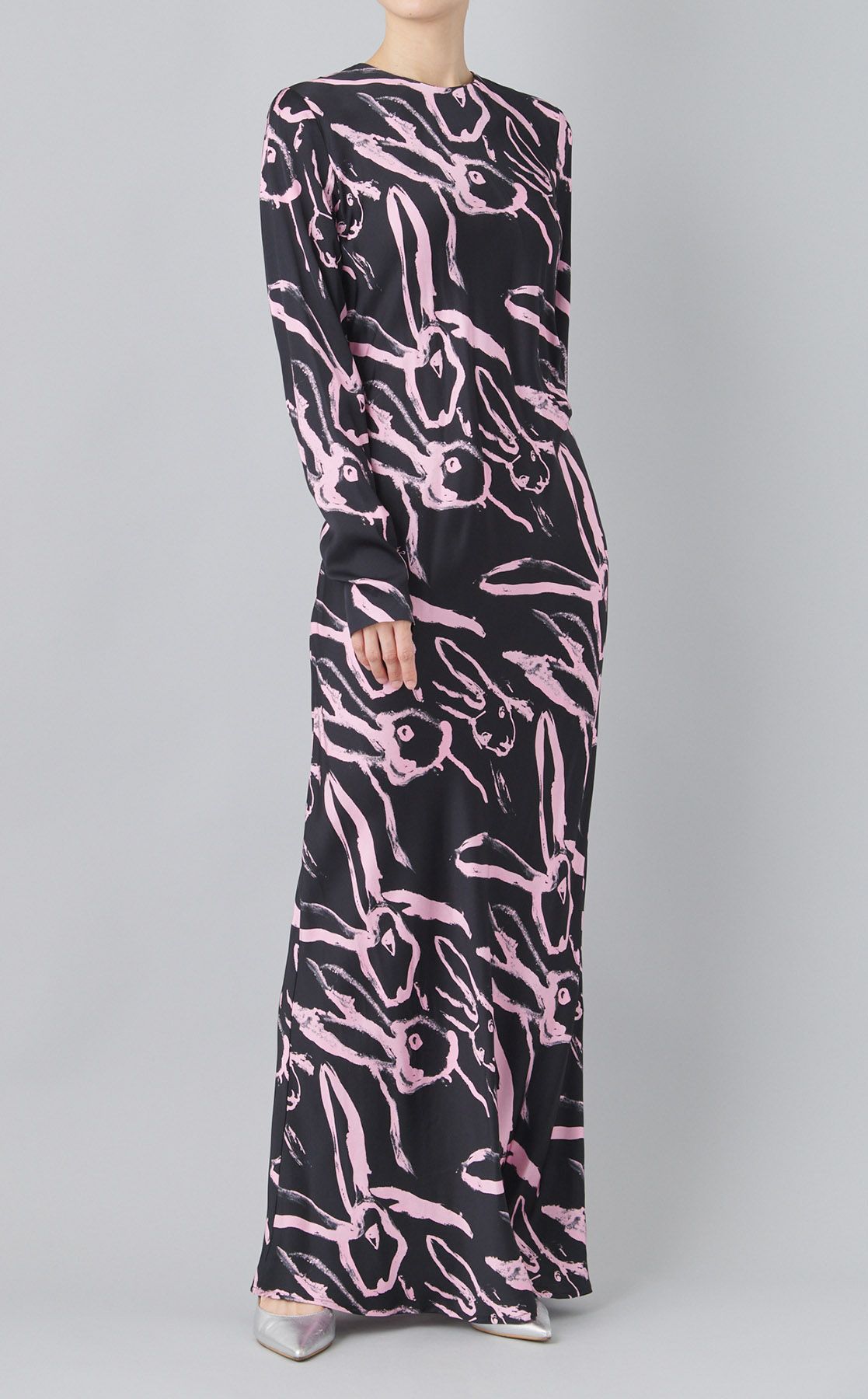 MSGMワンピース MSGM｜ラビットハンドプリントロングワンピース