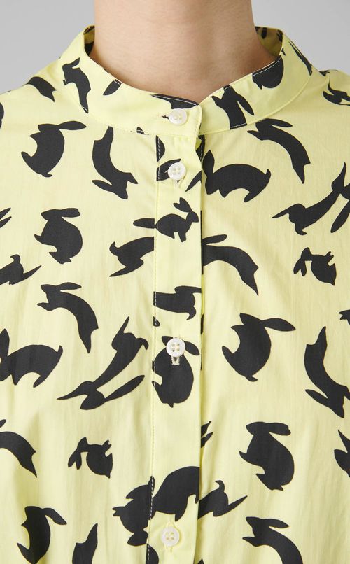 ラビットプリントシャツ