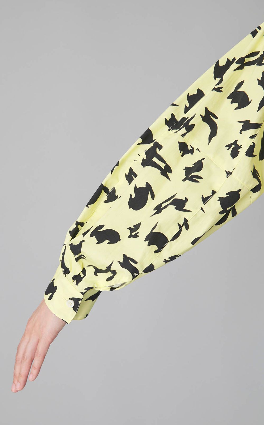 ラビットプリントシャツ