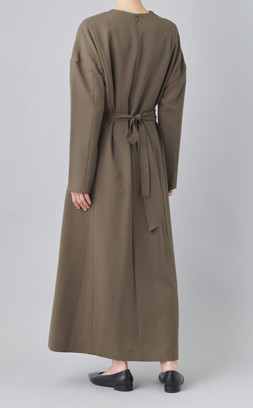 ラップウエストギャザーワンピース