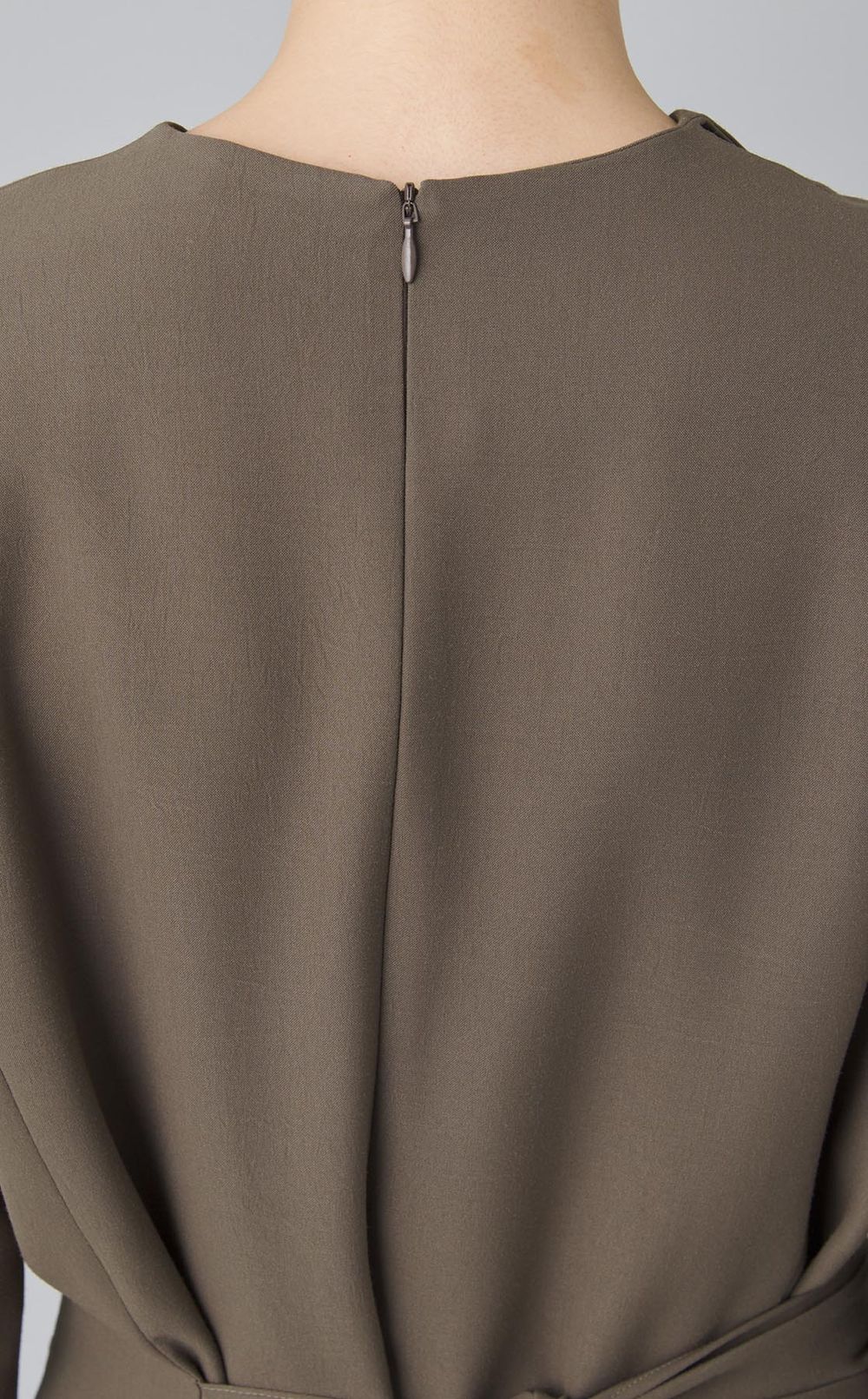 ラップウエストギャザーワンピース